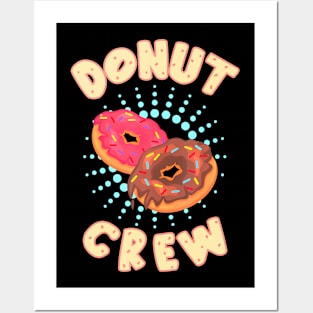Donut Crew Birthday Party Doughnut Squad Kids Back to School Posters and Art